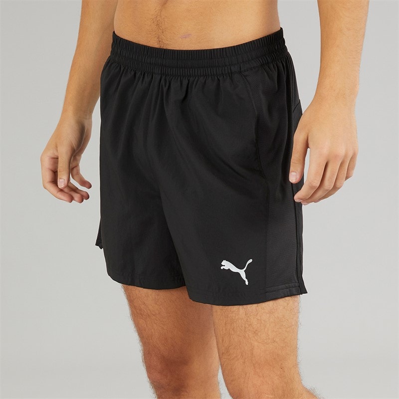 Mens Run Favorite Velocity 5 Inch Running Short Puma Black - Image 2