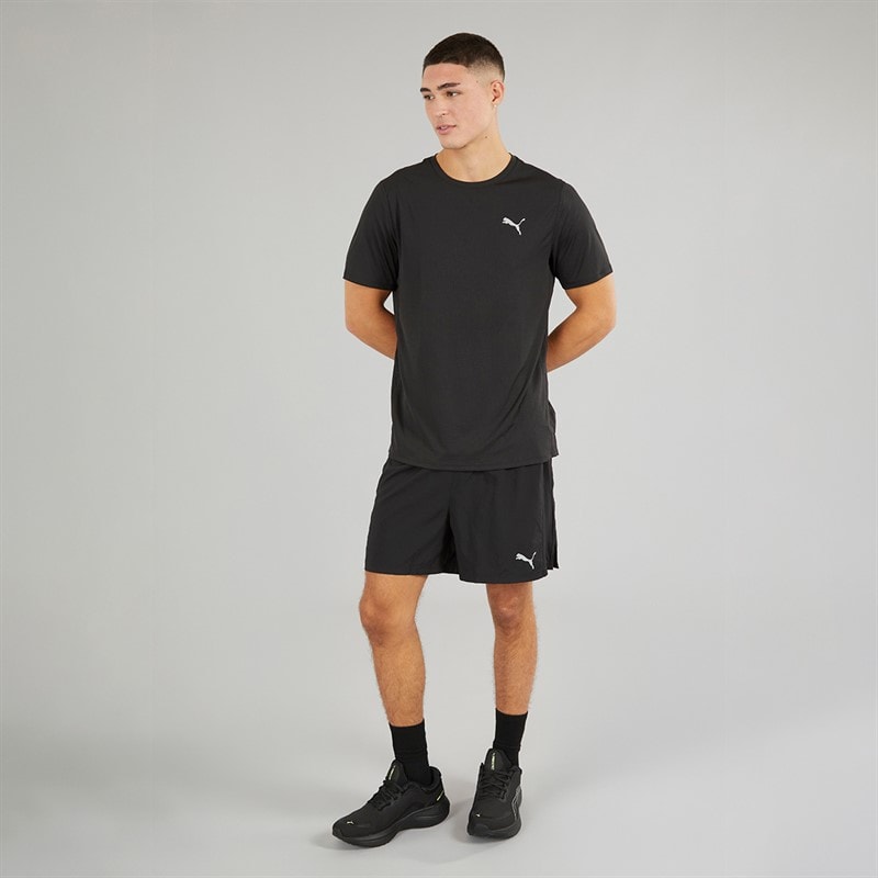 Mens Run Favorite Velocity 5 Inch Running Short Puma Black - Image 4