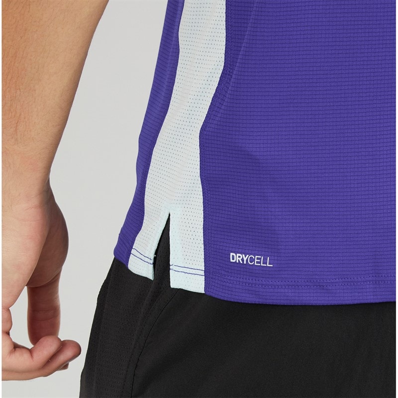 Mens Run Favorite Velocity Running Top Lapis Lazuli - Image 3