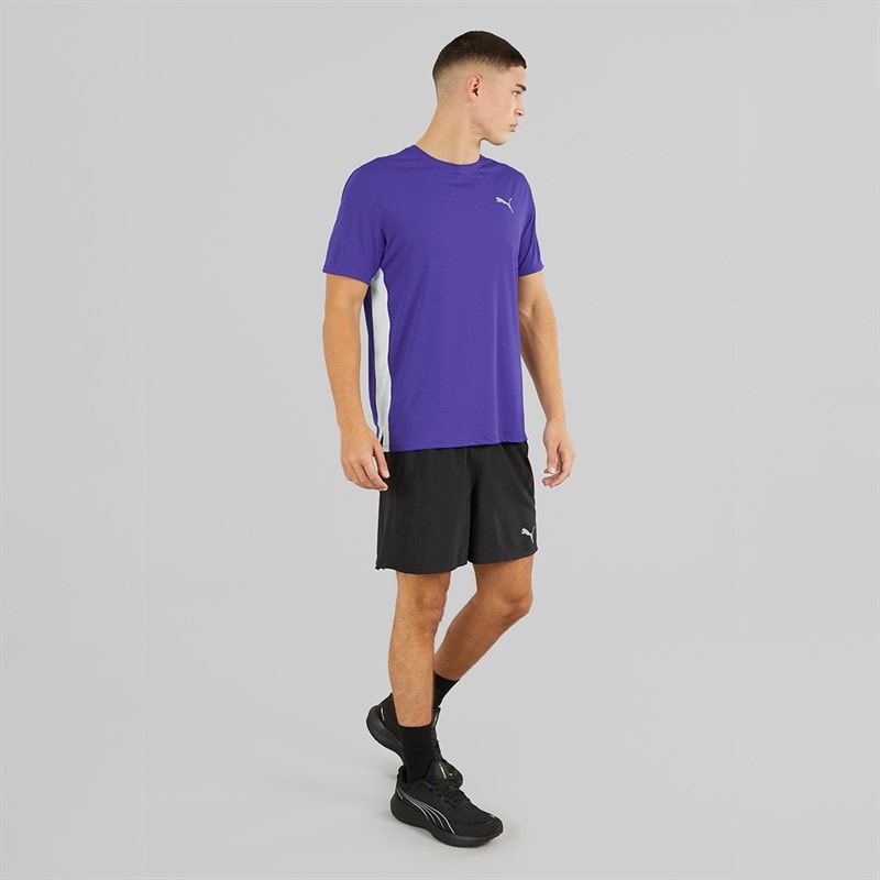 Mens Run Favorite Velocity Running Top Lapis Lazuli - Image 4