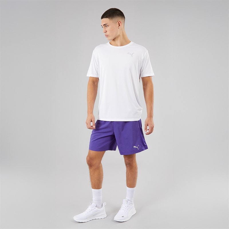 Mens Run Favorite Velocity 7 Inch Running Shorts Lapis Lazuli - Image 4