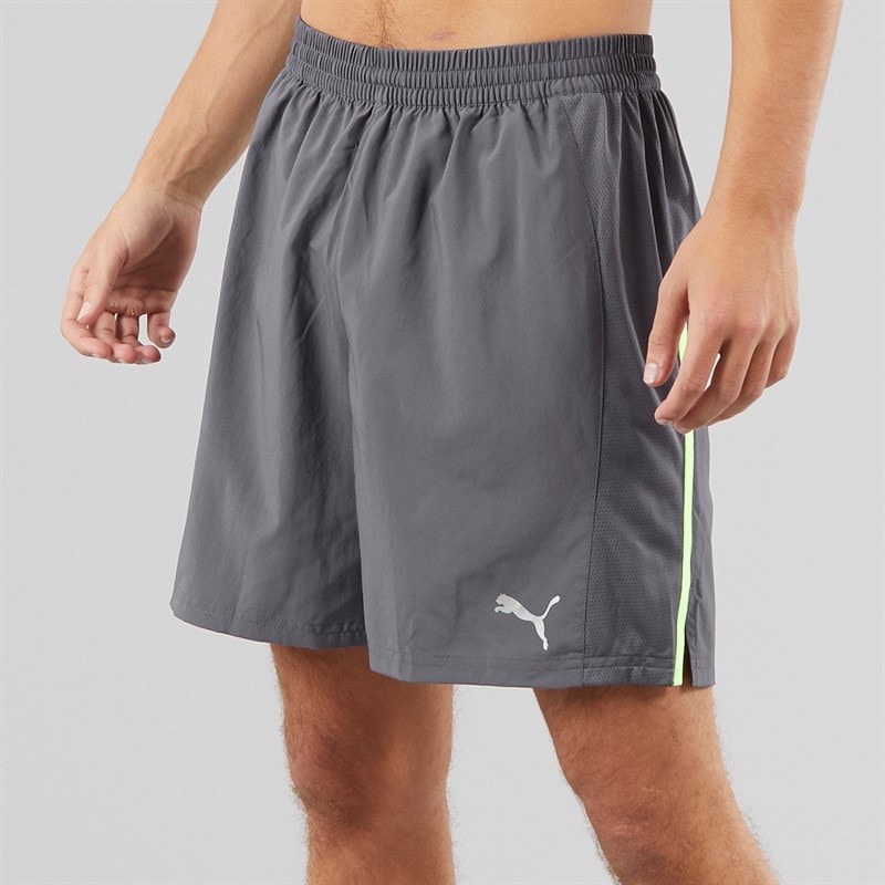 Mens Run Favorite Velocity 7 Inch Running Shorts Galactic Gray - Image 2