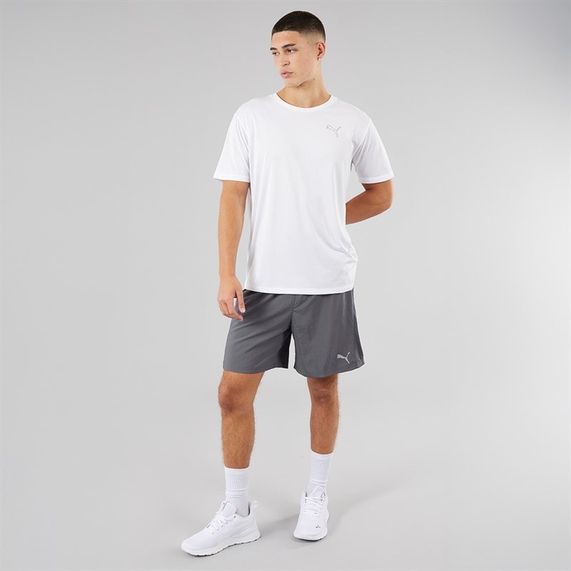 Mens Run Favorite Velocity 7 Inch Running Shorts Galactic Gray - Image 4