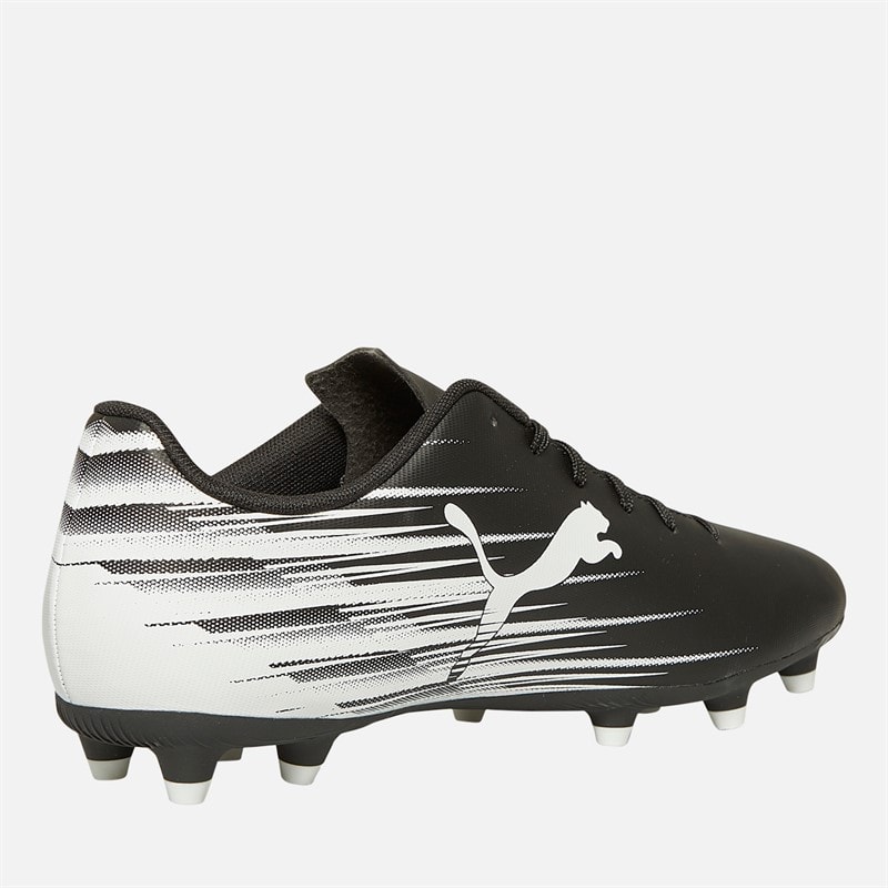 Mens Attacanto II FG/AG Firm/Artificial Ground Football Boots Puma Black/Puma White - Image 5