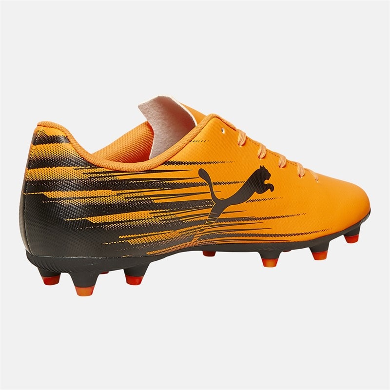 Mens Attacanto II FG/AG Firm/Artificial Ground Football Boots Heat Fire/Puma Black - Image 5