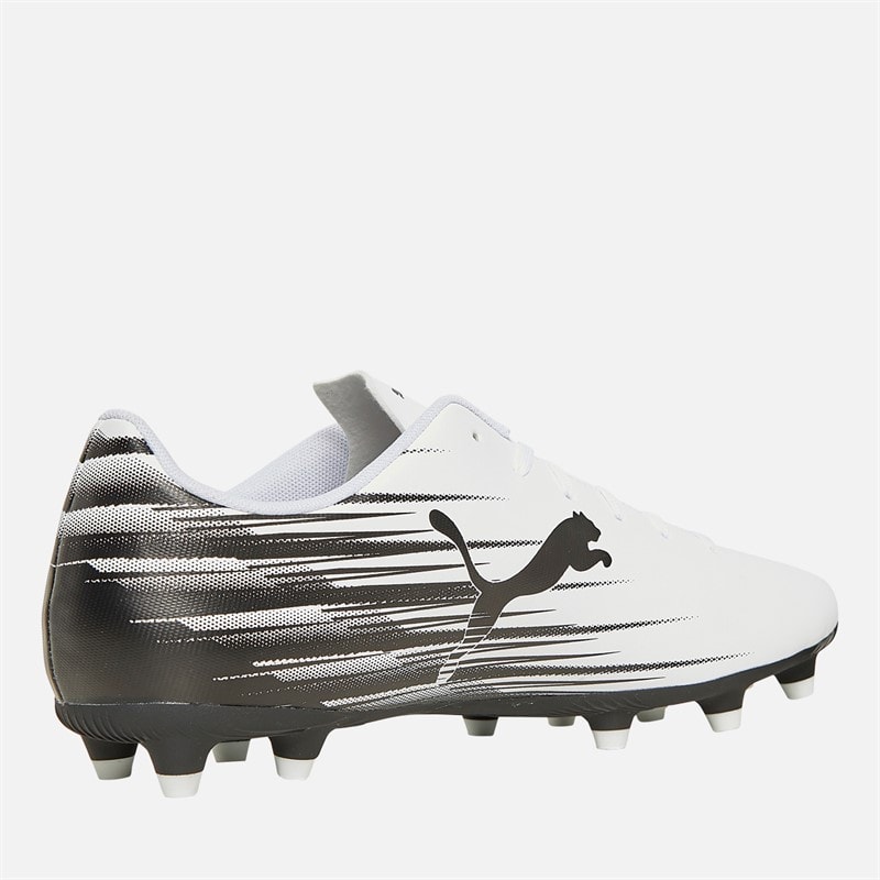 Mens Attacanto II FG/AG Firm/Artificial Ground Football Boots Puma White/Puma Black - Image 5