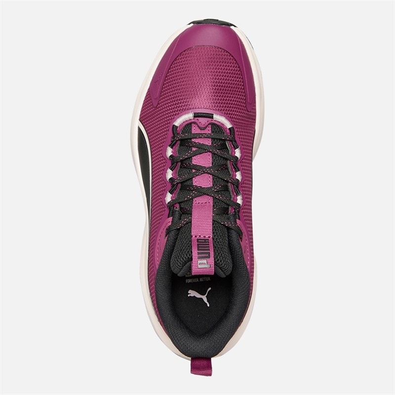 Womens Skyrocket Lite Trail Running Shoes Berry/Puma Black/Jasmine Flower - Image 4