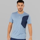 Mens Flex Pocket Jacquard dryCELL Training Top Cool Blue