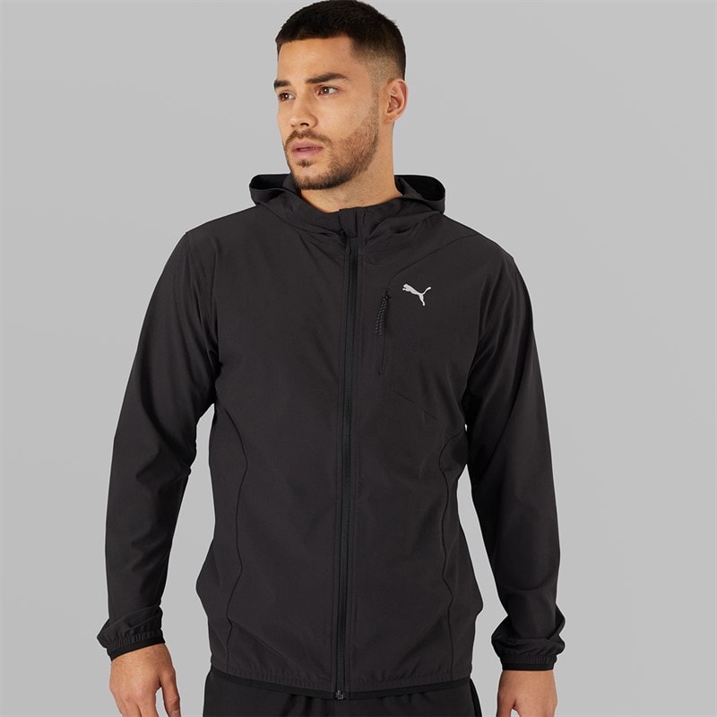 Mens Flex Stretch dryCELL Woven Training Jacket Puma Black - Image 1