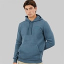 Mens Premium Basics Hoodie Gray Skies