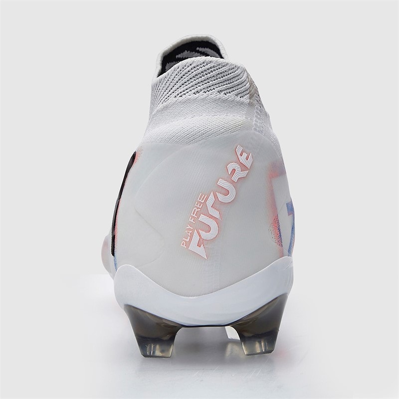 Womens Future 8 Ultimate FG Firm Ground Football Boots White/Puma Black/Glowing Red - Image 4