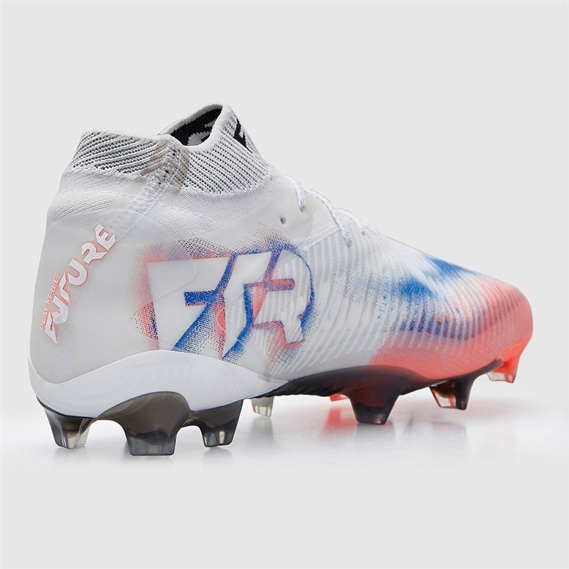 Womens Future 8 Ultimate FG Firm Ground Football Boots White/Puma Black/Glowing Red - Image 5