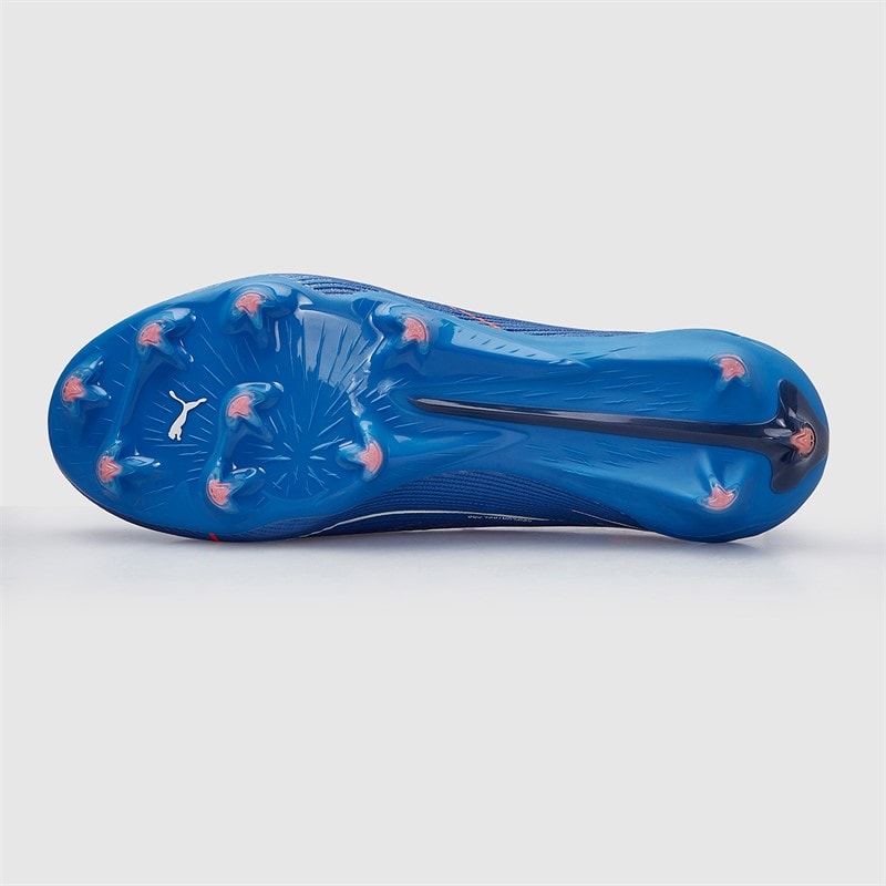 Mens Ultra 6 Ultimate FG Firm Ground Football Boots Ultra Blue/White/Glowing Red - Image 3