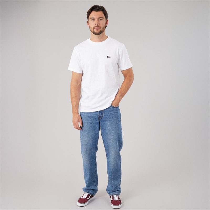 Mens Basic T-Shirt White - Image 3