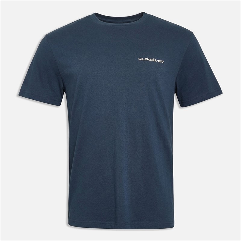 Mens Light Waves 2 T-Shirt Dark Navy - Image 2
