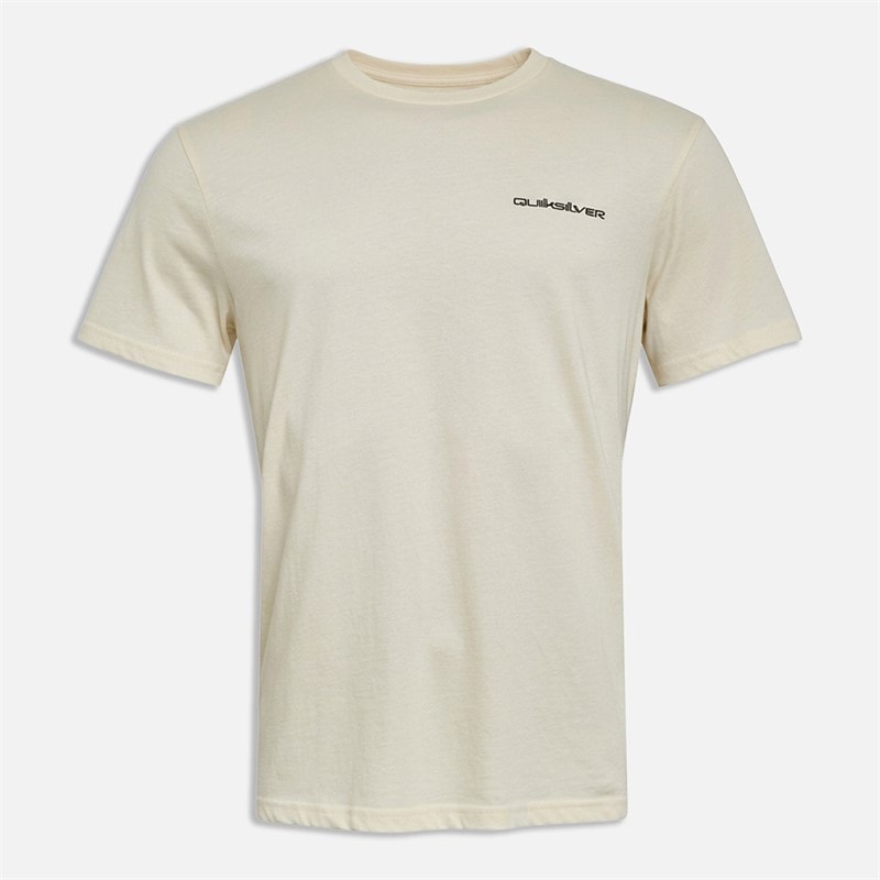 Mens Light Waves 2 T-Shirt Bone White - Image 2