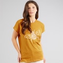 Womens Bee Happy T-Shirt Deep Amber