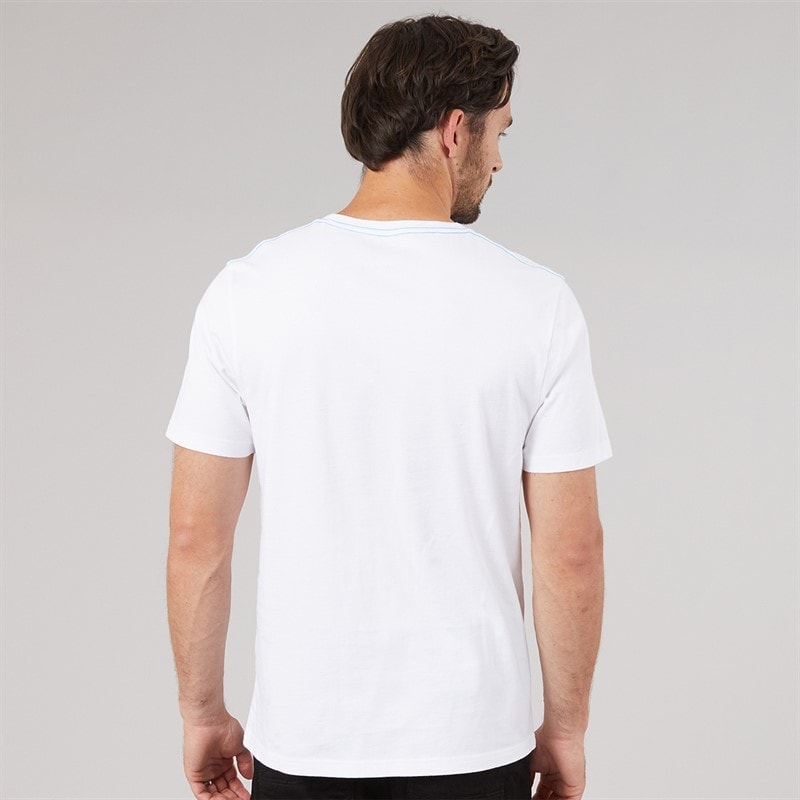 Mens Piste Graphic T-Shirt Dusty White - Image 2