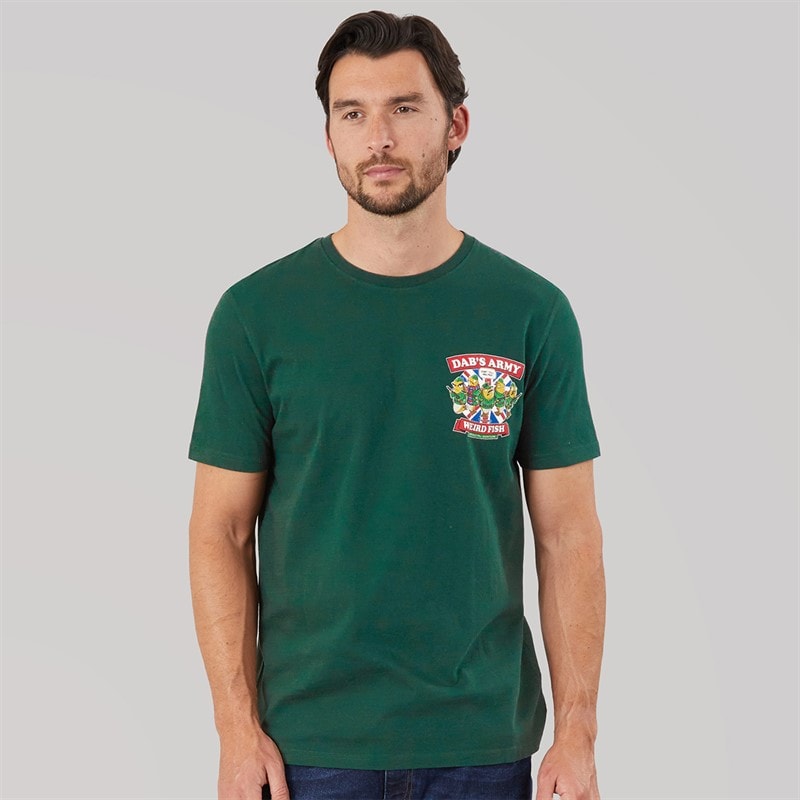 Mens Dabs Artist T-Shirt Beetle Green - Image 2