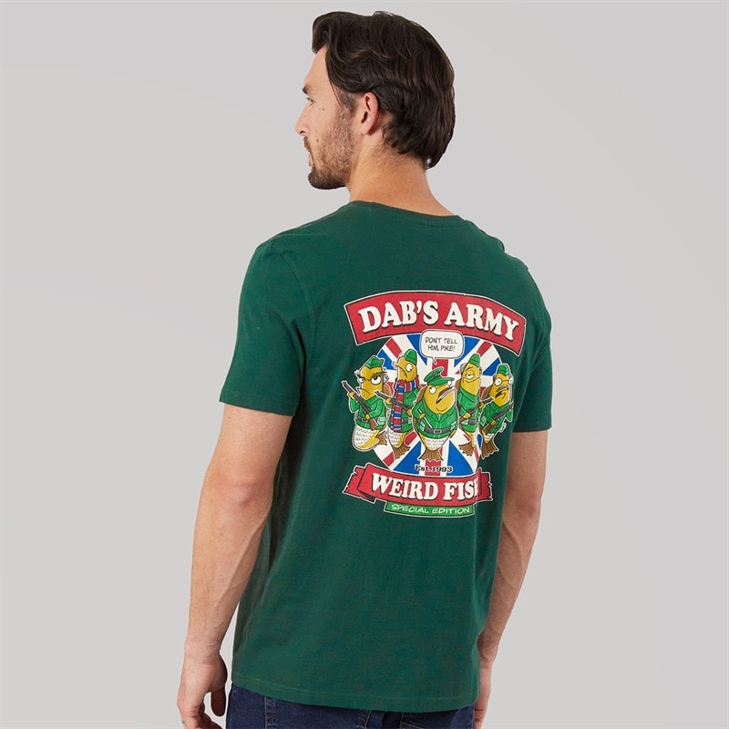 Mens Dabs Artist T-Shirt Beetle Green - Image 3