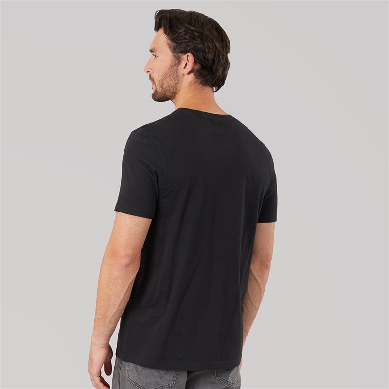 Mens Carp Side Artist T-Shirt Black - Image 2