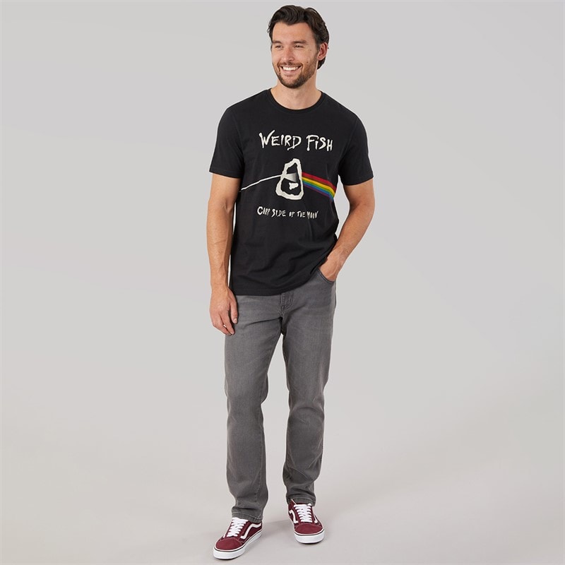 Mens Carp Side Artist T-Shirt Black - Image 3
