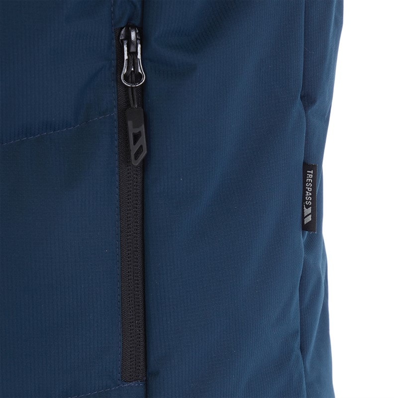 Mens Farsley Waterproof Padded Jacket Navy - Image 4