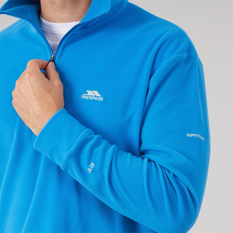 Mens Masonville 1/2 Zip Micro Fleece Blue - Image 5