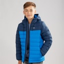 Junior Boys Oskar Padded Hooded Jacket Navy/Blue