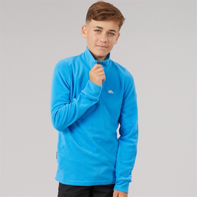 Junior Boys Masonville 1/2 Zip Micro Fleece Cobalt - Image 3