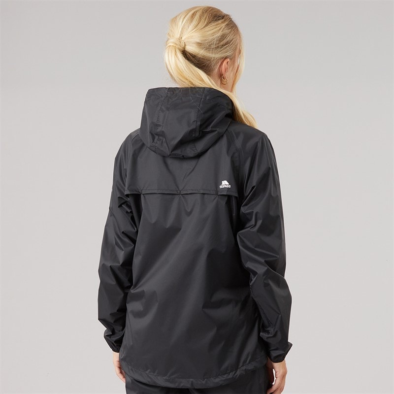 Womens Qikpac Waterproof Jacket Black - Image 2
