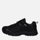 Mens Finley Low Waterproof Walking Shoes Black/Golden Brown