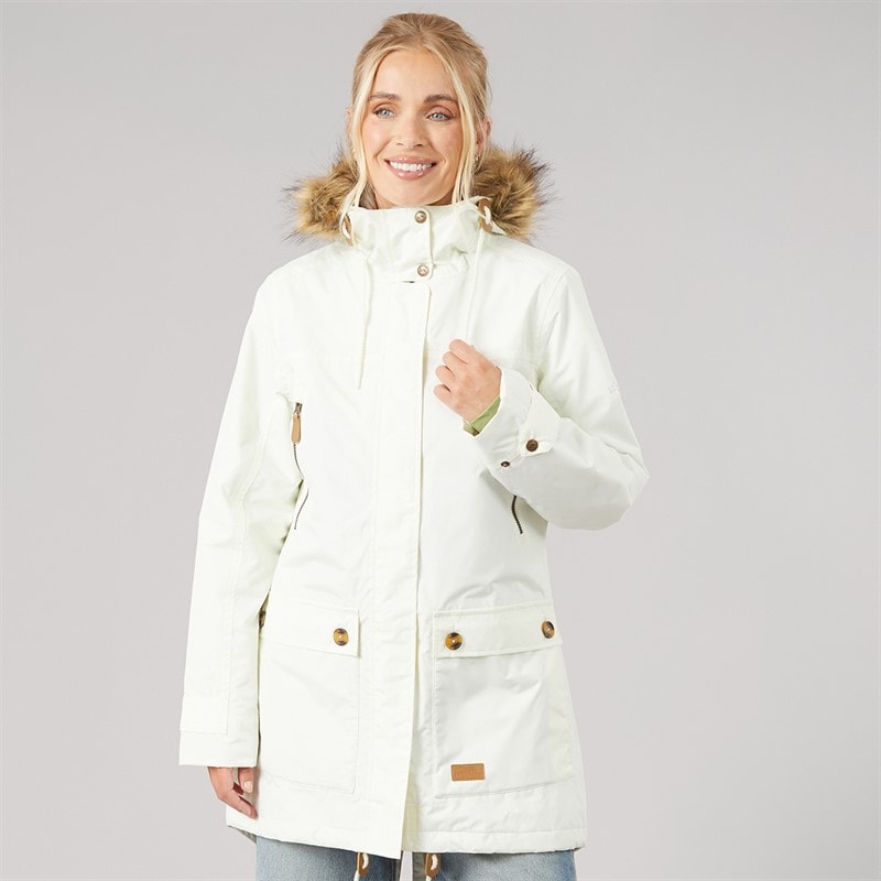 Womens Clea Insulated Waterproof Parka Ghost - Image 3