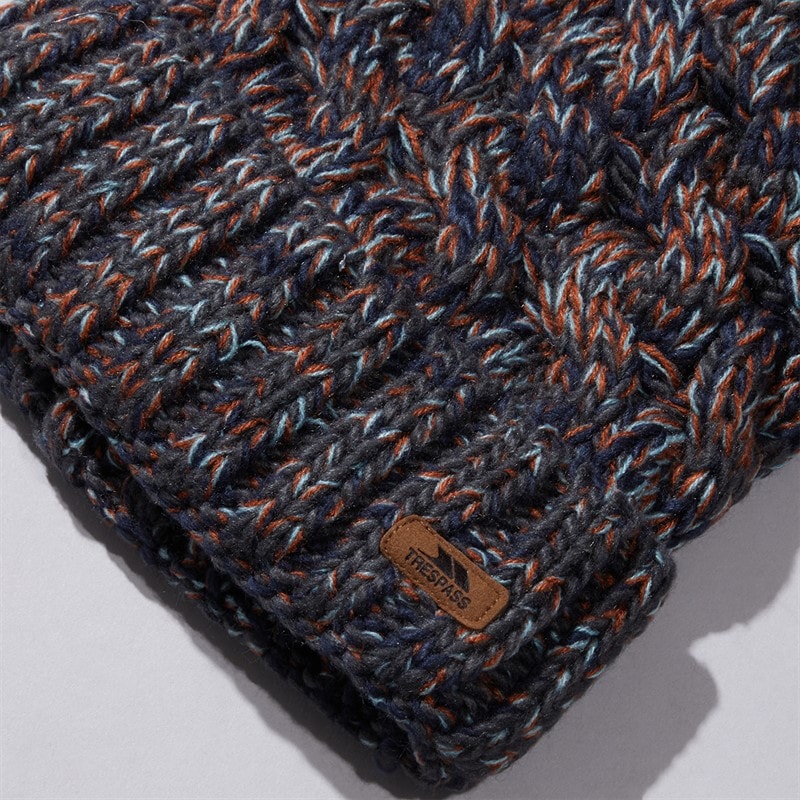 Sawyer Knitted Bobble Dark Grey - Image 2