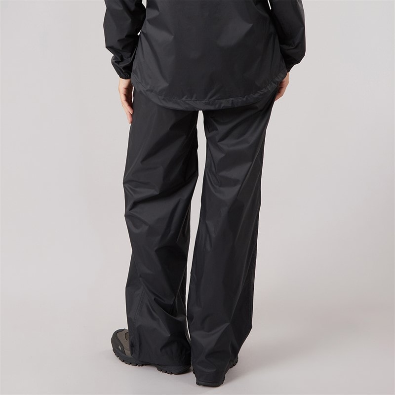 Womens Qikpac Waterproof Over Trousers Black - Image 2