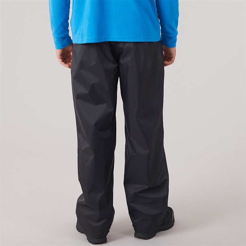 Mens Qikpac Waterproof Packable Trousers Black - Image 2
