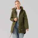 Womens Clea Insulated Waterproof Parka Dark Vine