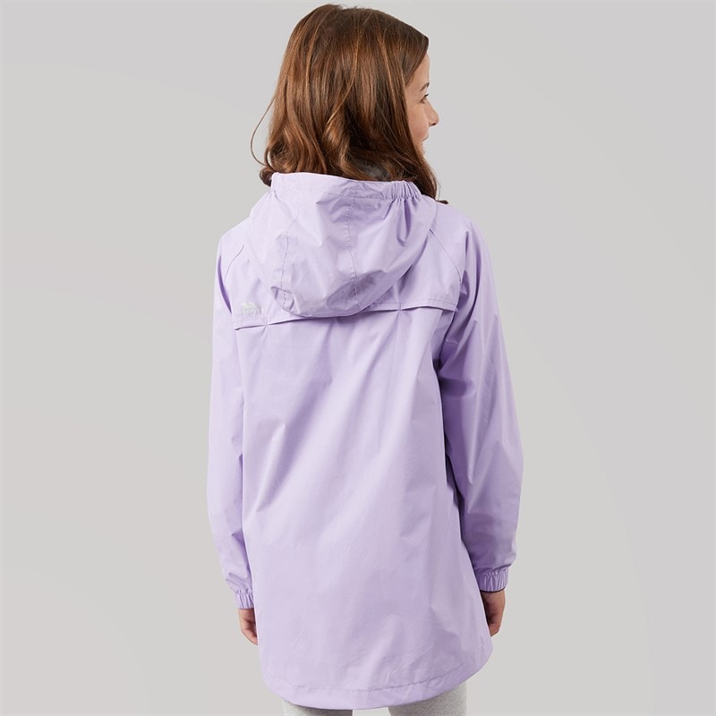 Girls Qikpac Waterproof Jacket Gelsomino/Flint - Image 2