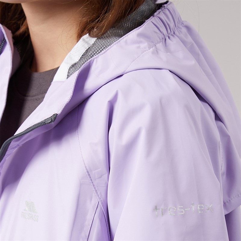 Girls Qikpac Waterproof Jacket Gelsomino/Flint - Image 5