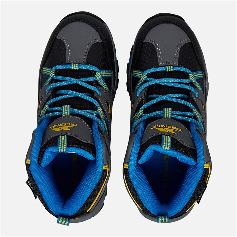 Kids Gillon 2 Mid Waterproof Walking Boots Black/Blue - Image 4