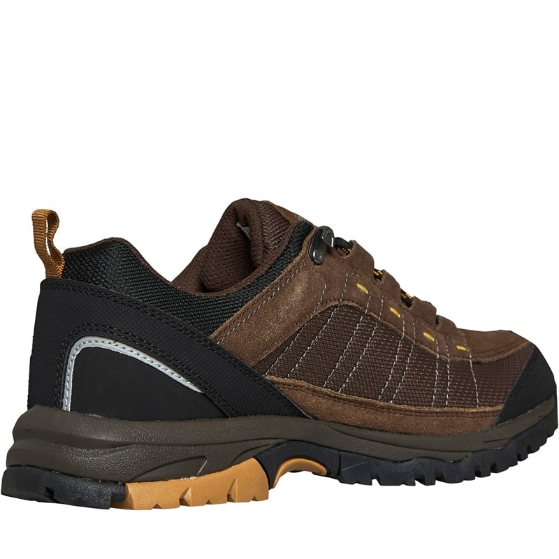 Mens Scarp Waterproof Walking Shoes Dark Brown/Sienna - Image 5