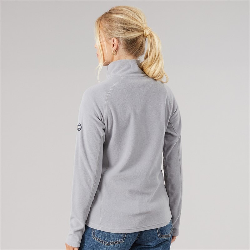 Womens Shiner 1/2 Zip Micro Fleece Platinum - Image 2