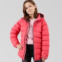 Girls Amira Waterproof Padded Hooded Jacket Strawberry