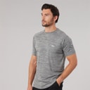 Mens Leecana Tech T-Shirt Grey Marl