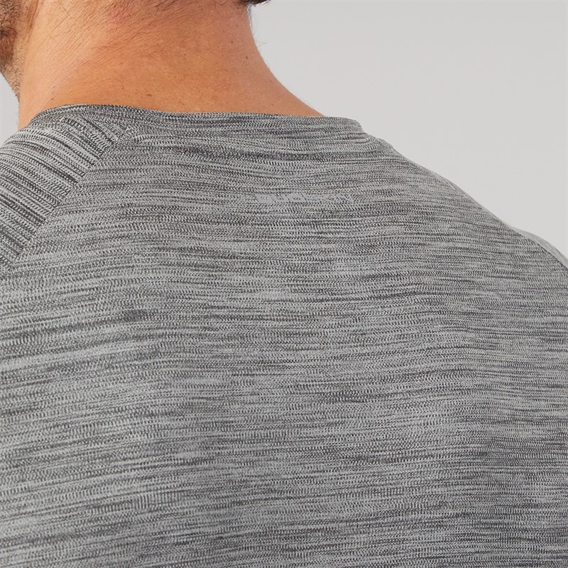 Mens Leecana Tech T-Shirt Grey Marl - Image 5