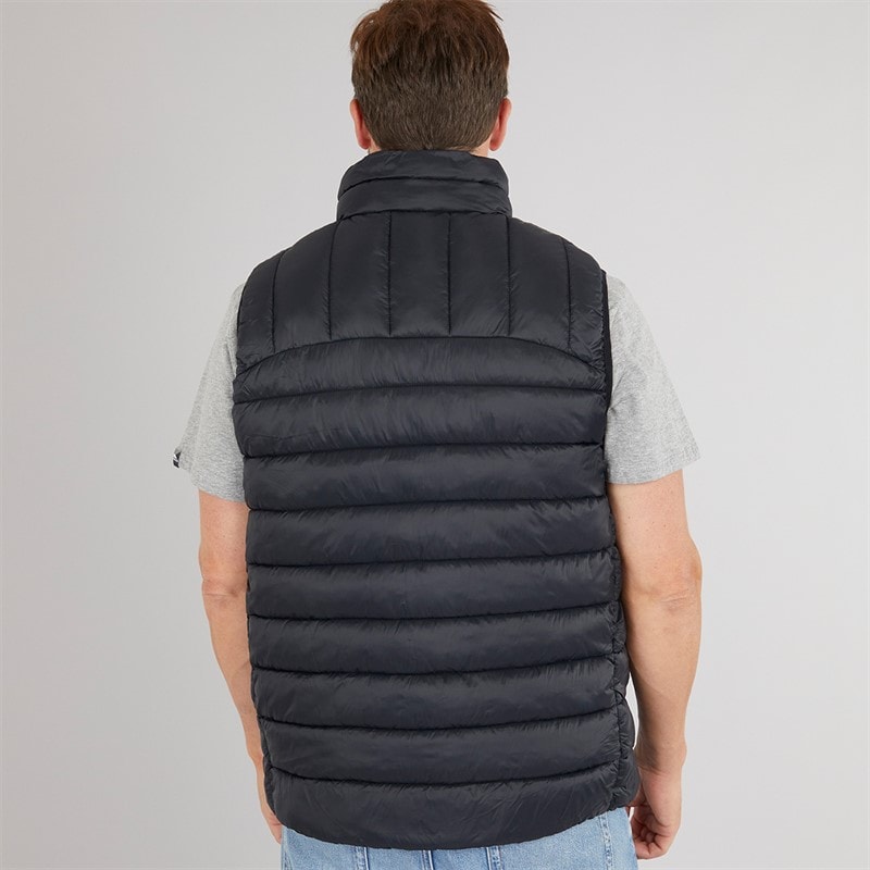 Mens Fergal Micro Padded Gilet Black - Image 2