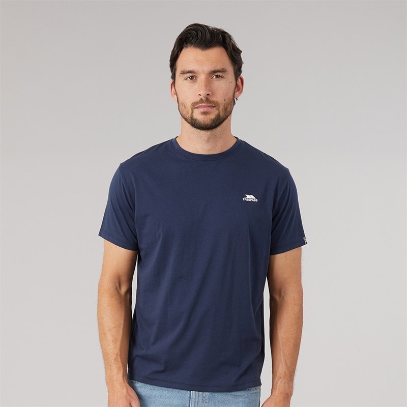 Mens Svensson Back Logo T-Shirt Navy - Image 2