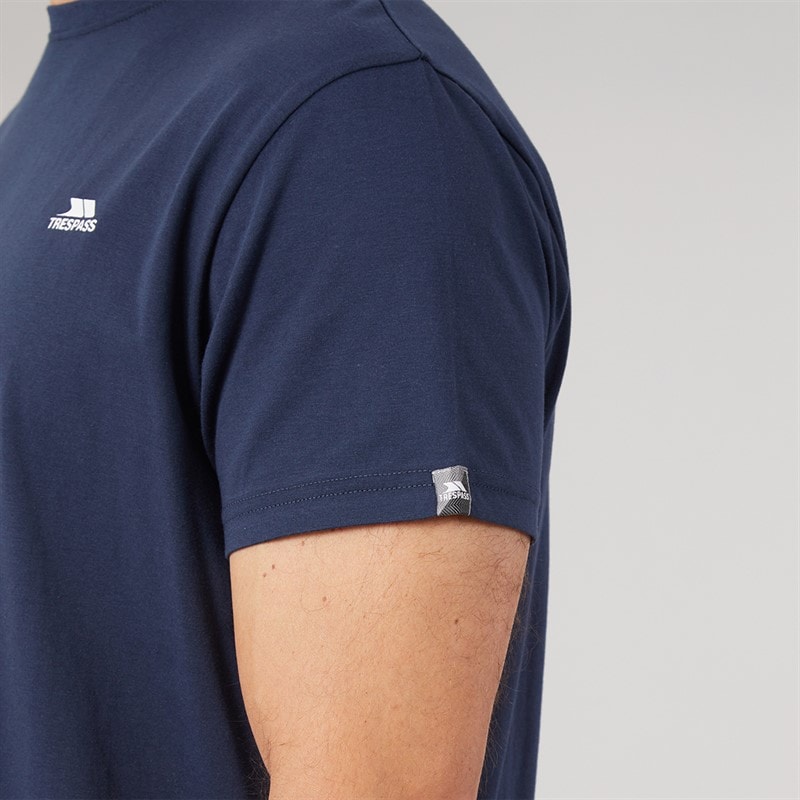 Mens Svensson Back Logo T-Shirt Navy - Image 5