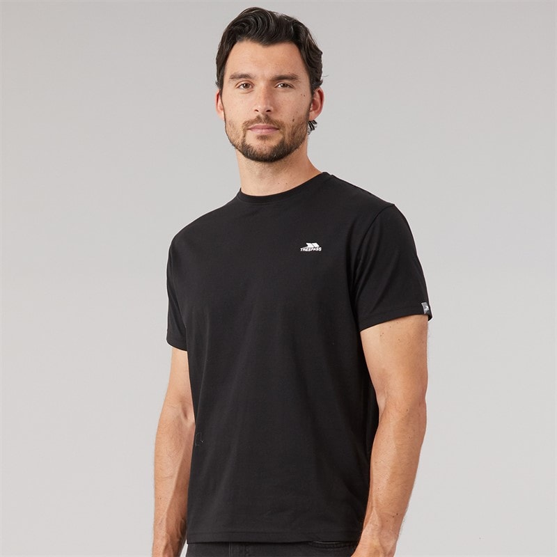 Mens Svensson Back Logo T-Shirt Black - Image 2