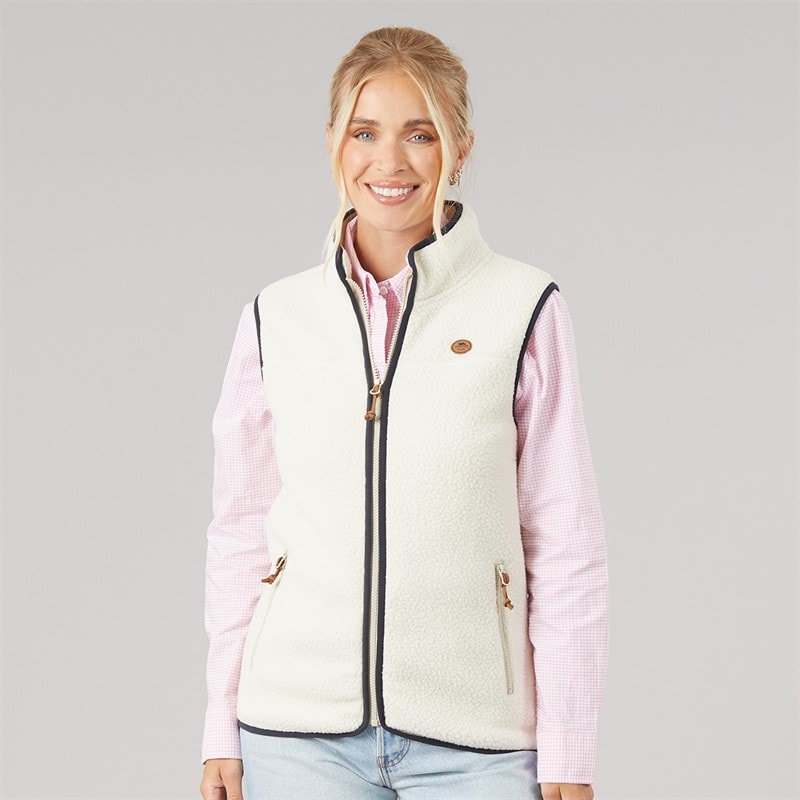 Womens Pleasance Full Zip Fleece Gilet Ghost - Image 3